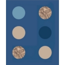 GIFT TAG, Blue Spots