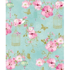 GIFT TAG, Bird Cage Floral
