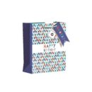 GIFT BAG,Chevron Happy Birthday (Medium)