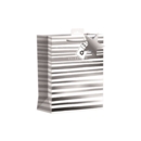 GIFT BAG,Silver Celebrate Stripe (Medium)