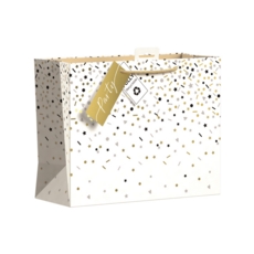 GIFT BAG,Mixed Metallic Confetti Large