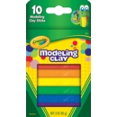 MODELLING CLAY,10 Asst Col Sticks, 85g Nontoxic, Crayola