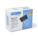 FOLDBACK CLIPS,Black 10's 50mm Boxed