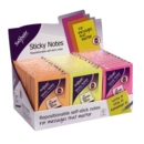 STICKY NOTES,Neon 76 x 50mm 3 Asst Cols. CDU