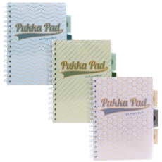 PROJECT BOOK,Pukka Pad,Haze A5 Twin Wire Asst.250pg