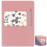 NOTEBOOK,A5 Wild Bloom with A6 Notebook & Pen CDU