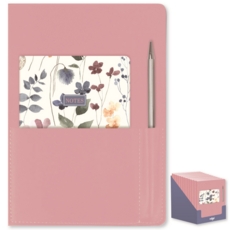 NOTEBOOK,A5 Wild Bloom with A6 Notebook & Pen CDU