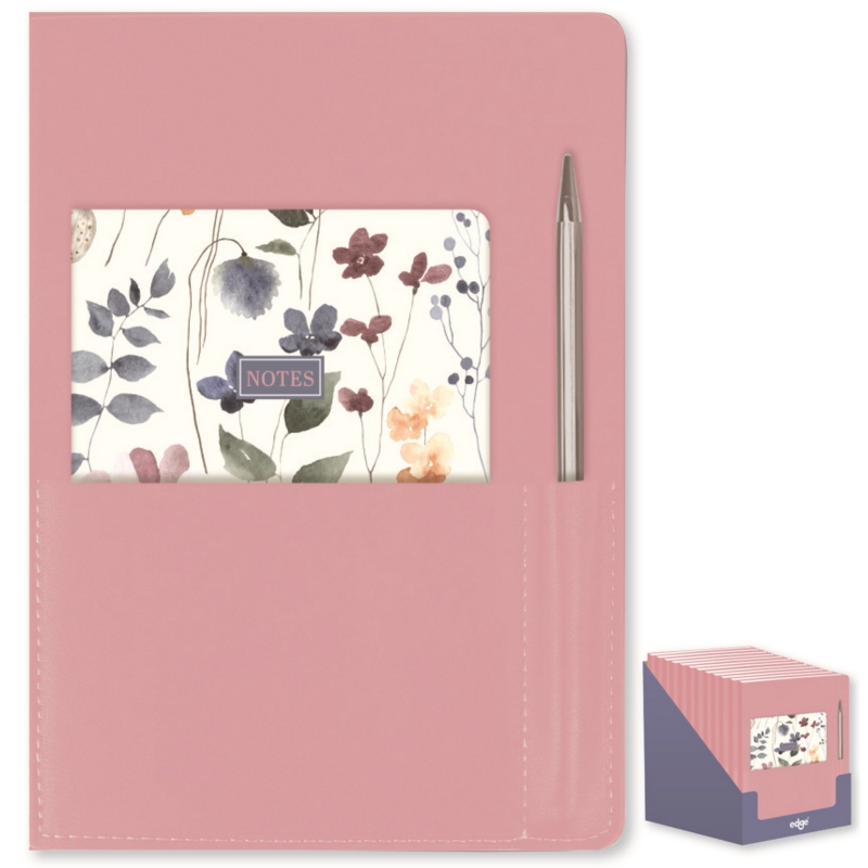 NOTEBOOK,A5 Wild Bloom with A6 Notebook & Pen CDU