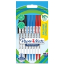 BALL PEN,Kilometric Blk,Blue, Red Asst 8's I/cd Papermate