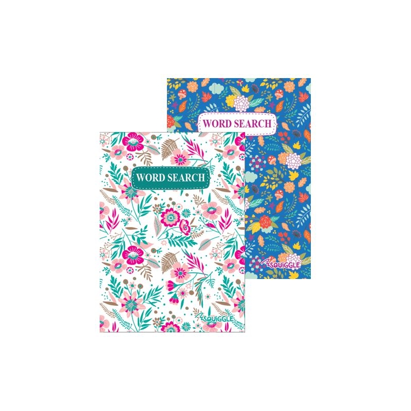 ACTIVITY BOOK,Wordsearch Floral 2 Assorted