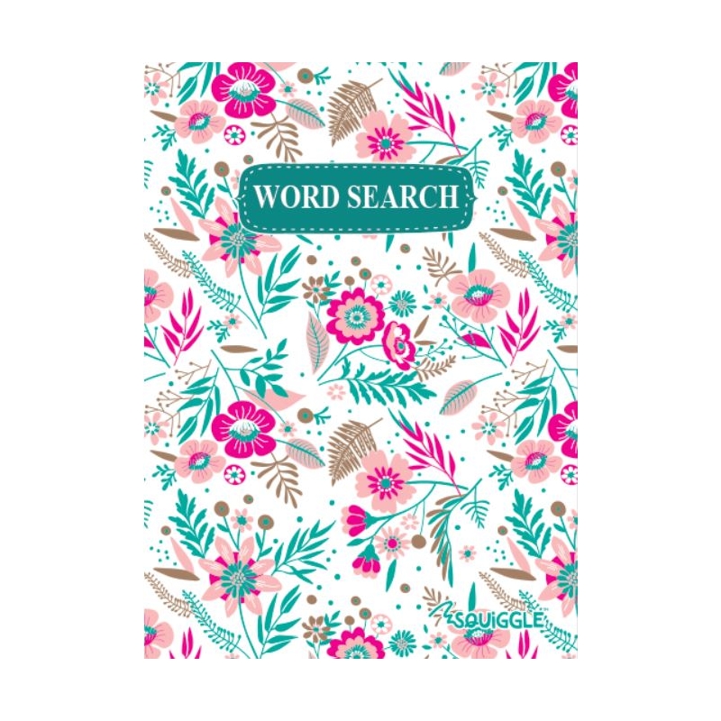 ACTIVITY BOOK,Wordsearch Floral 2 Assorted