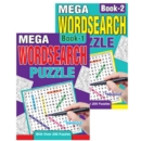 ACTIVITY BOOK,Mega Wordsearch A5 2 Assorted