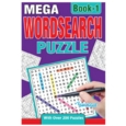 ACTIVITY BOOK,Mega Wordsearch A5 2 Assorted