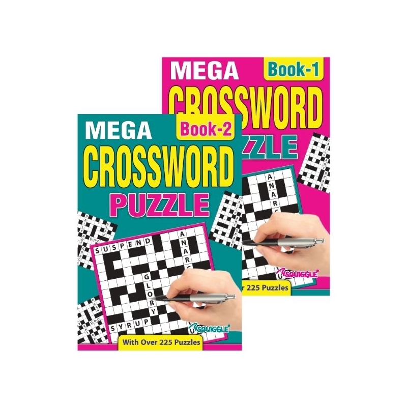 ACTIVITY BOOK,Mega Crossword A5 2 Assorted