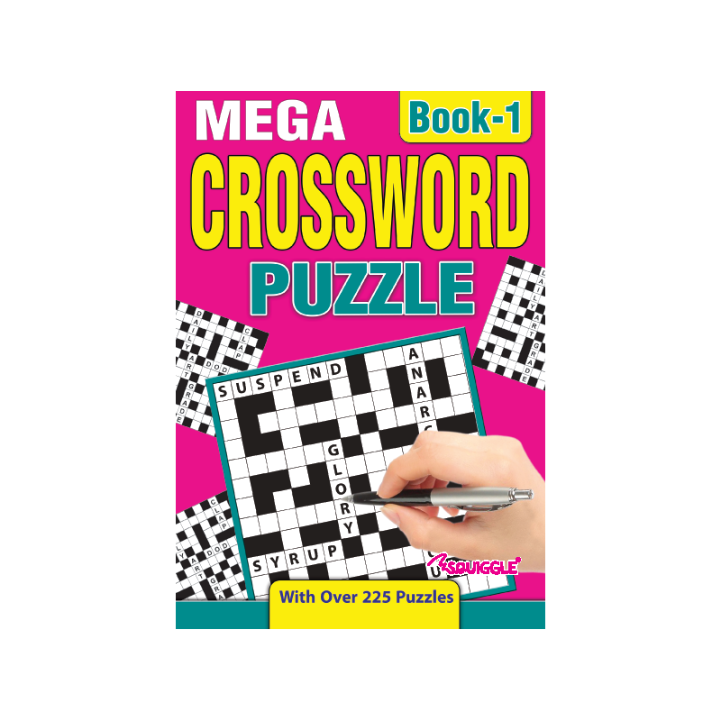 ACTIVITY BOOK,Mega Crossword A5 2 Assorted