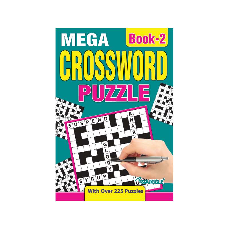 ACTIVITY BOOK,Mega Crossword A5 2 Assorted
