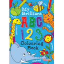 COLOURING BOOK,A4 My Brilliant ABC/123