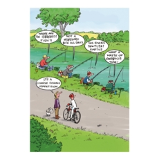 BIRTHDAY CARDS,Humour 6's Course Fishing