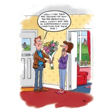 BIRTHDAY CARDS,Humour 6's Bunched!