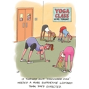 BIRTHDAY HUMOUR CARDS, 6's Yoga