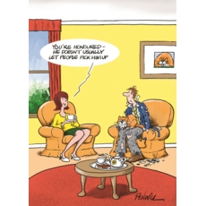 BIRTHDAY CARDS,Humour 6's Pick Him Up