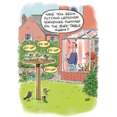 BIRTHDAY HUMOUR CARDS, 6's Yorkshire Birds