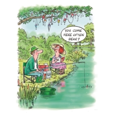 BIRTHDAY HUMOUR CARDS, 6's Fishing Spot