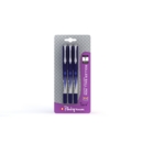 ROLLERBALL PEN,Tixx V Blue 3's I/cd Disposable