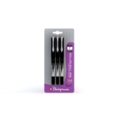 ROLLERBALL PEN,Tixx V Black 3's I/cd Disposable