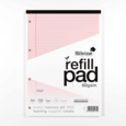 REFILL PAD,A4 Ft.& M Silvine Tinted Paper 100 page