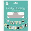 BUNTING, LET'S CELEBRATE 3 mtr.H/pk
