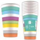 DRINKING CUP,Paper Spots 8oz Half Pint 8's