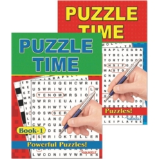 PUZZLE BOOK,Puzzle Time Books 1 & 2