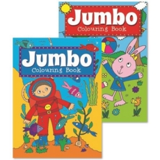 COLOURING BOOK,Jumbo 2 Assorted