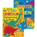 COLOURING BOOK,Dinosaur & Monsters/Aliens