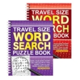 ACTIVITY BOOK,Wordsearch Travel Size T/wire Books 1 & 2