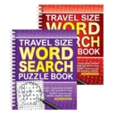ACTIVITY BOOK,Wordsearch Travel Size T/wire Books 1 & 2