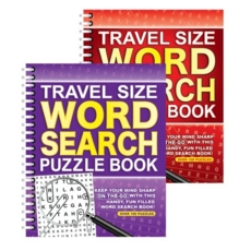 ACTIVITY BOOK,Wordsearch Travel Size T/wire Books 1 & 2
