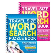 ACTIVITY BOOK,Wordsearch Travel Size T/wire Books 3 & 4