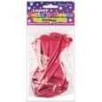 BALLOONS, Fuchsia Plain 11" 8's