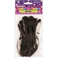 BALLOONS, Black Plain 11" 8's
