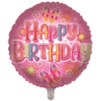 BALLOONS,Happy Birthday Female Text (Helium Foil)