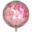 BALLOONS,Happy Birthday Juvenile Unicorn (Helium Foil)