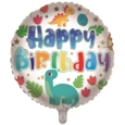 BALLOONS,Happy Birthday Cute Dinosaur (Helium Foil)