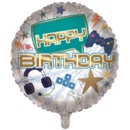 BALLOONS,Happy Birthday Juvenile Male (Helium Foil)