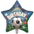 BALLOONS,Happy Birthday Football (Helium Foil)