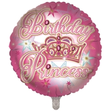 BALLOONS,Happy Birthday Princess (Helium Foil)