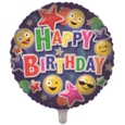 BALLOONS,Happy Birthday Emoji (Helium Foil)