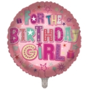 BALLOONS,Happy Birthday Girl (Helium Foil)