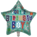 BALLOONS,Happy Birthday Boy (Helium Foil)